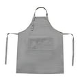 thumbnail image 1 of simhoa BBQ Apron Clothesline Apron Adjustable Strong Bearing Capacity Kitchen Apron Gray, 1 of 8