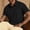 Black, variant on Mens Jacquard Texture Polo Shirts Short Sleeve V Neck Shirt Casual Golf Shirts Stylish Old Money Tops Big and Tall Size M-4XL Navy