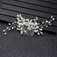 thumbnail image 1 of Peineta nupcial para mujer, joyería de perlas, joyería para el cabello, peineta nupcial, joyería elegante para la cabeza, 1 of 5