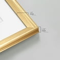 thumbnail image 3 of Wexford Home Geometric in Cool III Premium Framed Print, 18.5" x 24.5" - Ready to Hang, Gold (Set of 2), 3 of 9