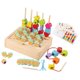 thumbnail image 3 of Juguete de secuenciación de cuentas de madera Montessori, juego de bloques de construcción apiladores de formas a juego, cuentas de encaje creativas, 3 of 9