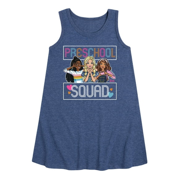 Barbie - Back To School - Preschool Squad - Toddler And Youth Girls Fleece Dress
