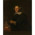 thumbnail image 2 of Joachim Von Sandrart 20x24 Gold Ornate Framed and Double Matted Museum Art Print Titled - Portrait of Pieter Corneliszoon Hooft, Bailiff of Muiden, Historian and Poet (1630 - 1700), 2 of 4