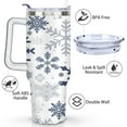 thumbnail image 3 of Christmas Gift 40 Oz Tumbler with Handle Insulated Leakproof Xmas Tree Cup Decorative Tumbler for Home Office Supplies Camping Outdoor for Mom Wife Teacher Neighbor, 3 of 7