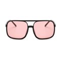 thumbnail image 1 of Jumpingount Gafas de empollón Gafas con montura negra Protección Accesorios de ropa clásicos para protección de ojos Negro con montura rosa Type3 NO3, 1 of 6
