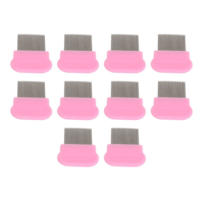 Lice Removal Comb, Compact Lice Comb 10Pcs Ergonomic Handle for Home