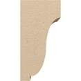 thumbnail image 3 of 7"W x 7"D x 14"H Wide Van Buren Rough Cedar Woodgrain TimberThane Corbel, Primed Tan, 3 of 6