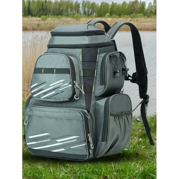 Ndcxsfigh Mochila Pesca Pesca Gran Capacidad Pesca para Acampar Senderismo Bodega Aurrera en linea