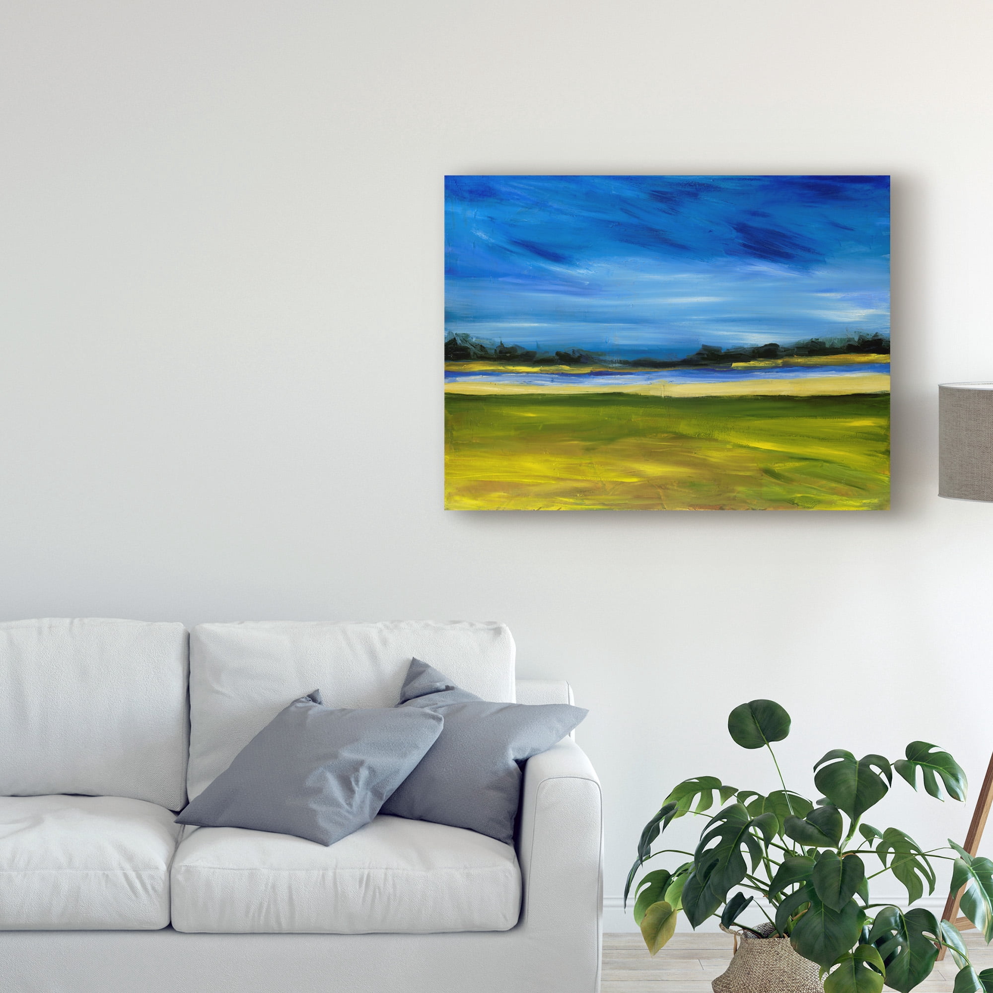 Trademark Fine Art 'Bright Marsh III' Canvas Art by Erin McGee Ferrell