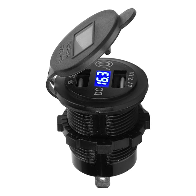 Cargador de enchufe de encendedor, cargador de automóvil con doble puerto USB, cargador de automóvil con puerto USB, cargador de automóvil de uso conveniente