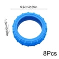 thumbnail image 3 of Protectores de Ruedas para Equipaje, Fundas de Silicona para Ruedas de Maleta de 2 a 2.95 pulgadas, Accesorios de Viaje Reductores de Ruido y Resistentes a Rayaduras, Paquete de 8, 3 of 6