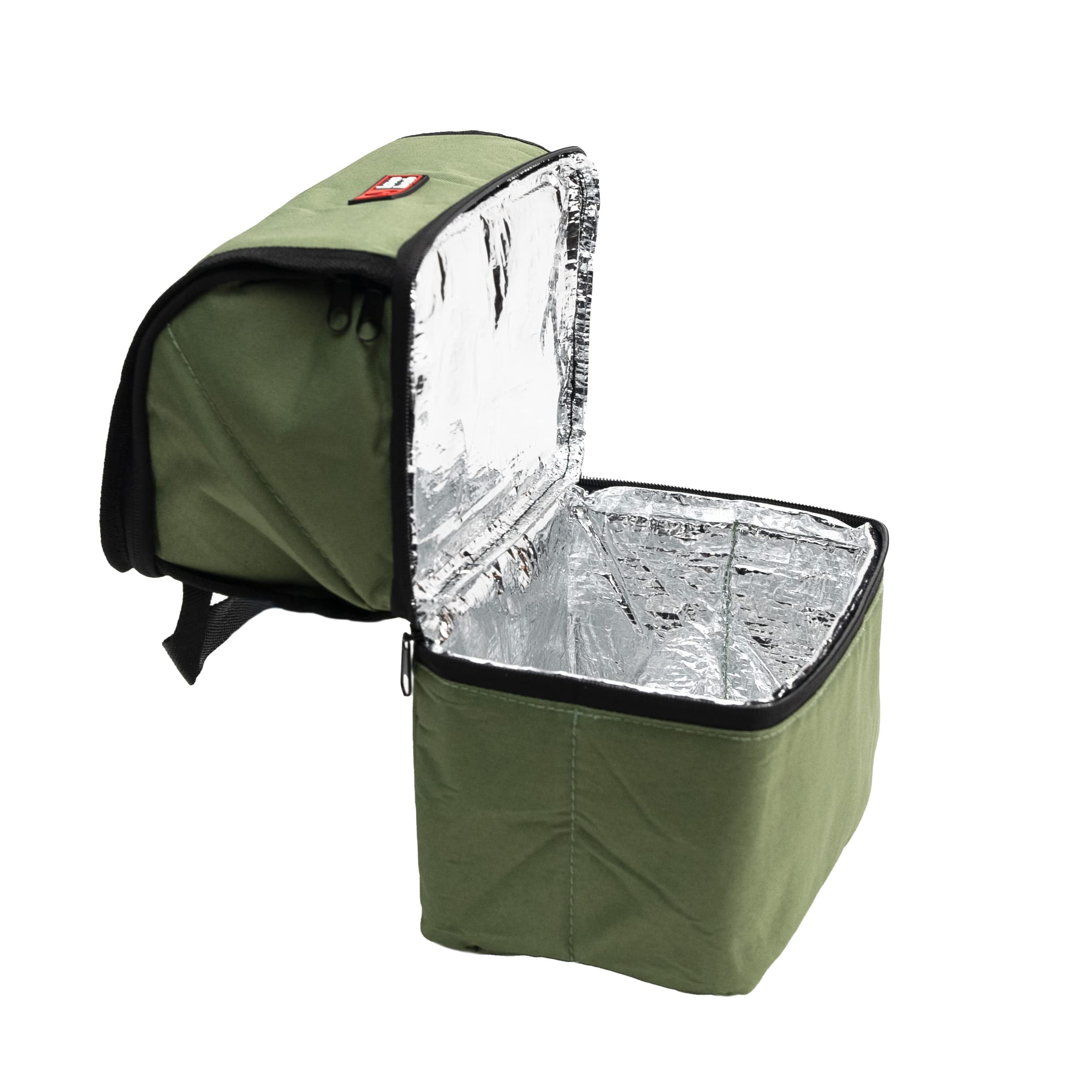 LAVA LUNCH Double Decker Insulated Green Lunch Box Bag - Hot Food For Up 5  Hours