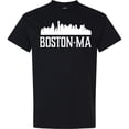 thumbnail image 3 of Inktastic Boston Massachussetts Skyline T-Shirt, 3 of 5