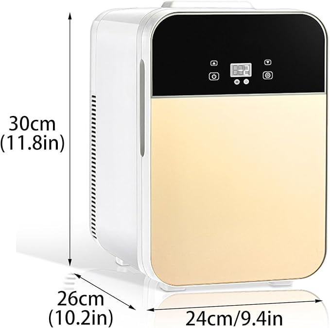 CNV Modern Small Refrigerator, Compact Refrigerator, Adjustable Single Mini Fridge Perfect for Dorm Apartment Office RV Garage Living Room(12L)