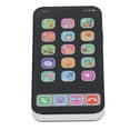 thumbnail image 3 of Kids Cell Phone Toy, Compact Educational Role Playing Model Simulation Baby Phone Toy  For Over 3 Years Old For Birthday Gifts White,Black, 3 of 8