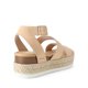 thumbnail image 3 of Sandalia DREAM PAIRS Cuña Espadrille con Tiras Nude Talle 8, 3 of 7