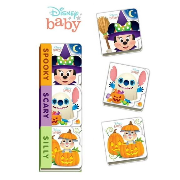 Teeny Tiny Books Disney Baby: Spooky, Scary, Silly, (Board Book)