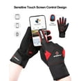 thumbnail image 5 of INBIKE Winter Cycling Gloves Cold Weather Thermal Windproof Gel Road Bike Gloves Red Large, 5 of 7