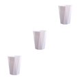thumbnail image 3 of Justharion Wide Applicaiton Trash Can For Household - 6L Capacity Easy Access Simple White S 3Set, 3 of 6