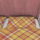 thumbnail image 3 of Amarillo Naranja Geométrico A cuadros Funda Nórdica, Plaid Diagonal Juego de Cama, 3 of 6