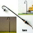 thumbnail image 5 of 5 x OO / HO Scale Led Street Light Model Train Path Lamp Post + Resistor 75mm, 5 of 5