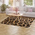 thumbnail image 4 of Brown Leopard Print Carpet Style Living Room Bedroom Rug Modern 3d Entry Door Mats Household, 4 of 8