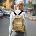 thumbnail image 7 of JIALIOU Mini Backpack Purse for Women Quilted Casual Daypack Small Travel Shoulder Bag, Golden Galaxy, 7 of 7
