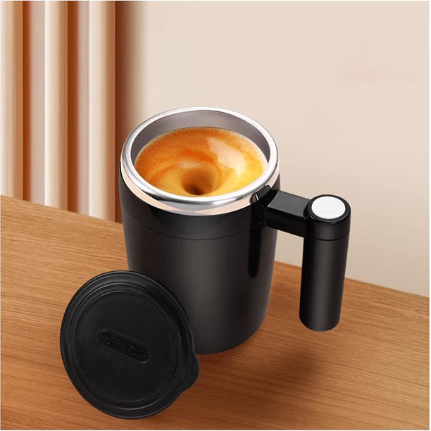 Taza autoagitadora mejorada, taza magnética automática recargable, agitador magnético automático, taza de café, taza de café de acero inoxidable con agitación automática para café