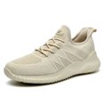 thumbnail image 2 of Deporte Casuales para Hombre Zapatos para Al Aire Libre Malla Transpirable Comodidad (Beige 42), 2 of 9