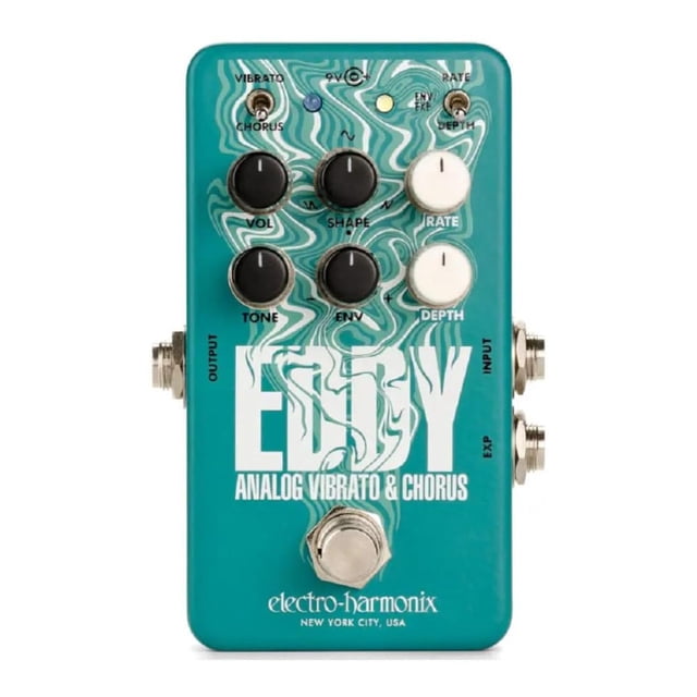 Pedal de Efecto Vibrato Chorus Electro-Harmonix EHX Eddy para Guitarra