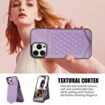 thumbnail image 6 of Allytech Crossbody Wallet Case for iPhone 13 Pro with RFID Blocking Card Slot Holder, Magnetic Closure Folio Flip Stand Purse Detachable Shoulder Strap Case for iPhone 13 Pro 6.1" 5G 2021, Purple, 6 of 10