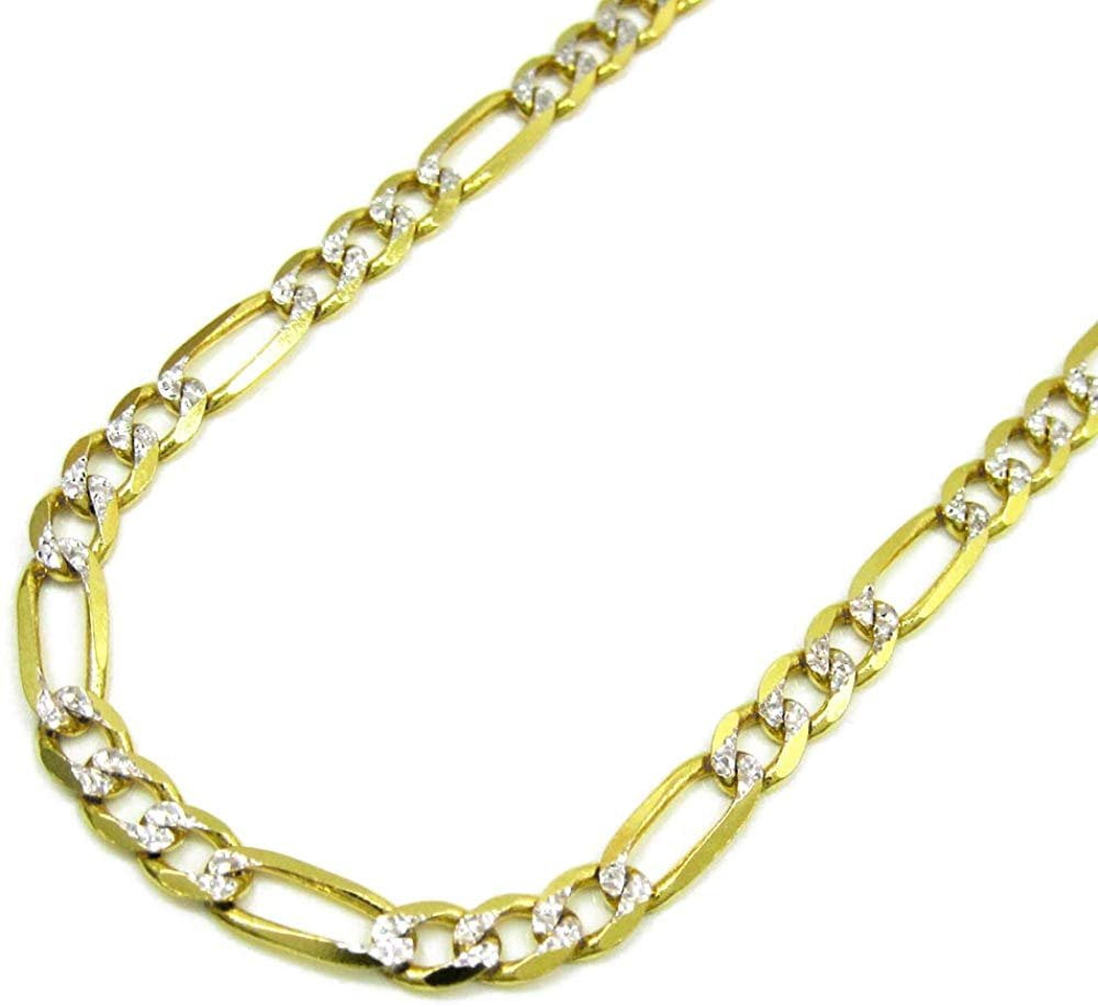 Figaro gold chain diamond cut hotsell