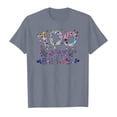 thumbnail image 4 of TZEWGL T-Shirts For Toddler Graphic Print Round Neck Loose Short Sleeve Clothes For Kids size 6-7T, 4 of 4