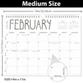 thumbnail image 3 of GuassLee Wall Calendar 2026,Calendar Wall from Jan. 2026 to Dec 2026, 14" X 11" Paper Monthly Planner Wall Hanging Calendar with Thick Paper for Office Home Planning & Organizing, 3 of 7