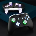 thumbnail image 2 of eXtremeRate Multi-Colors Luminated Dpad Thumbsticks Start Back ABXY Action Buttons, White Classical Symbols Buttons DTFS (DTF 2.0) LED Kit for Xbox One S/X Controller - Controller NOT Included, 2 of 9