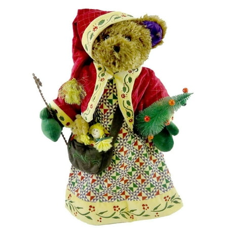 Jim Shore Plush - Boyds Bears Plush BEARING GIFTS Fabric Christmas Teddy Bear Jim Shore 4014709