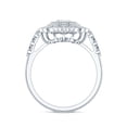 thumbnail image 2 of Certified Lab Grown Diamond Statement Engagement Ring - 1 Carat - EF-VS Quality, 18K White Gold, US 10.50, 2 of 8