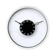 thumbnail image 3 of Reloj de pared redondo de 25 cm, sencillo, creativo, moderno, para colgar en la pared. Blanco, 3 of 9