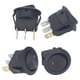 thumbnail image 2 of 4PCS 12V Round Power Switches 3 Pin 2 Position LED Switch Boat Toggle Rocker Switch 20mm, 2 of 5