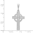 thumbnail image 2 of 14K White Gold Charm Pendant Themed 32 mm 11 Celtic Cross, 2 of 2