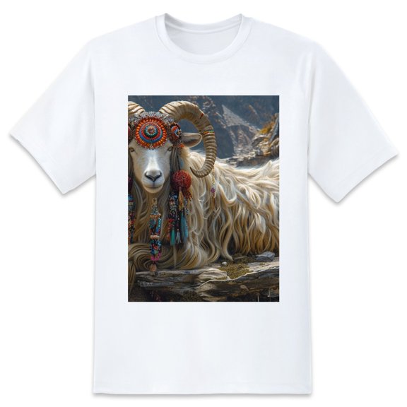 Basic Oversize Tees For WomenSheep Loose Boyfriend Shirts Casual Blouse round neck