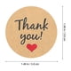 thumbnail image 2 of unbranded Thank You Sticker De Papel Color Marrón Claro Para Y En Superficies Lisas, 2 of 6