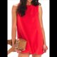 thumbnail image 3 of Minivestido de Verano para Mujer, Sin Mangas, con Escote en Forma de Cerradura, Espalda Anudada, Cuello Redondo, con Bolsillos, Rojo, Talla L, 3 of 8