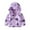 1Purple27, variant on XAOFW Girls Outerwear Coats Jacket Winter Fuzzy Plush Trench Print Pattern Windproof Thickened Warm Thermal Rain Cold Weather Long Sleeve Hood Stylish Roomy Leisure Outdoor Activities Hoodies