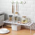 thumbnail image 2 of Expandable Stackable Kitchen Cabinet Storage Shelf, Countertop Shelf, Kitchen Cupboard Organizer for Dish Seasoning, 2 of 4