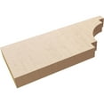 thumbnail image 6 of Ekena Millwork 2"W x 8"H x 20"L Mediterranean Woodgrain TimberThane Rafter Tail, Primed Tan, 6 of 6