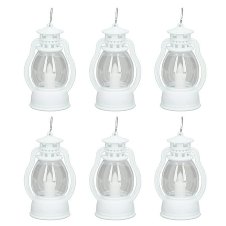 

Electric Lantern Battery Powered Vintag Lamp Warm Light For Party White