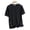 Black, variant on Mens Ice Silk Short Sleeve Tee Quick Dry Breathable Lightweight Loose Fit Shirts Summer Sport Casual Gym Running Training Tops Navy XXL