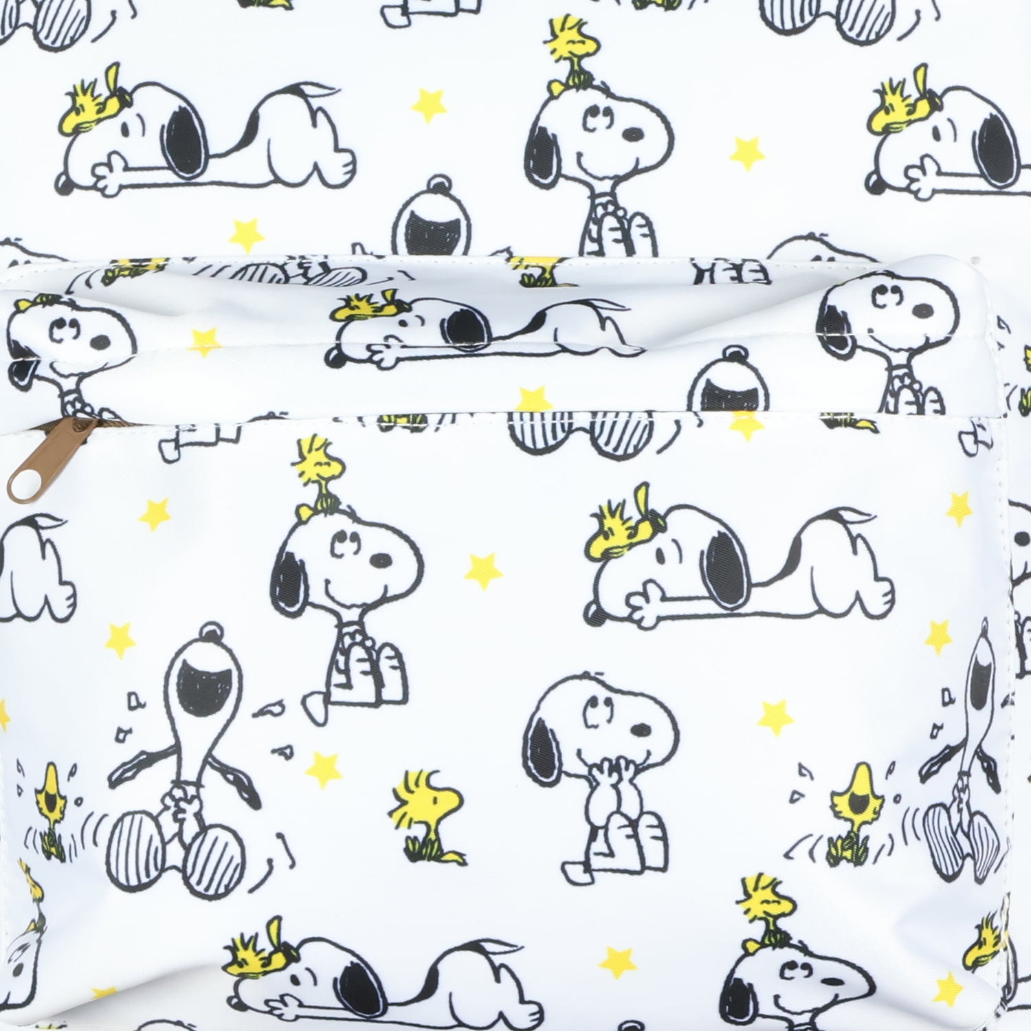 Peanuts Backpack Best Friends Woodstock and Snoopy Allover Design Bookbag Travel Daypack Bag 16"