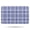 Blue and White Checkered Pattern, variant on Yellow and Black Checkered Pattern Non Slip Microfiber Bathroom Rugs, Soft Rubber Backing Bath Mats for Bathroom Floor Tub and Shower,17"x30"